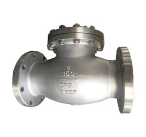 CF8 SWING CHECK VALVE, 6 INCH, CLASS 150, BS1868, ASME B16.34, RF